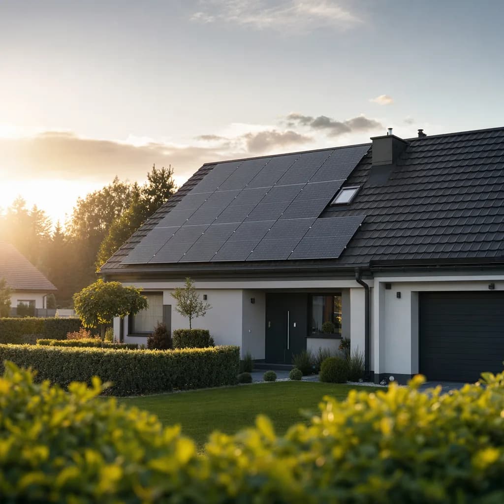 Realizacja SUNDEK Energia w Mikołowie - 8 kWp (16 paneli Jinko 540 W) + magazyn Deye 10 kWh