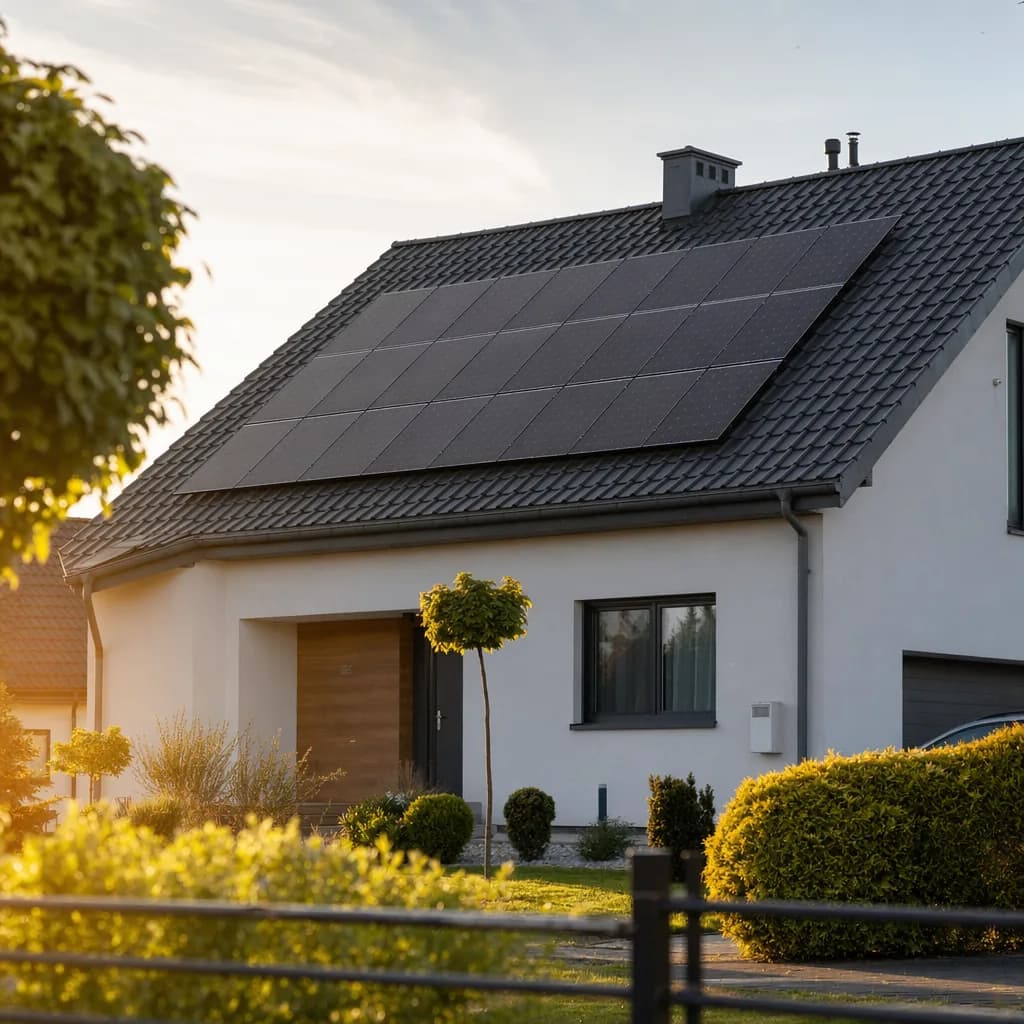 Realizacja SUNDEK Energia w Tychach - 7 kWp (14 paneli Jinko 540 W) + magazyn Deye 10 kWh