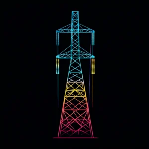 Tarcza energetyczna symbolizująca ochronę sektora energetycznego, w tym odnawialne źródła energii.